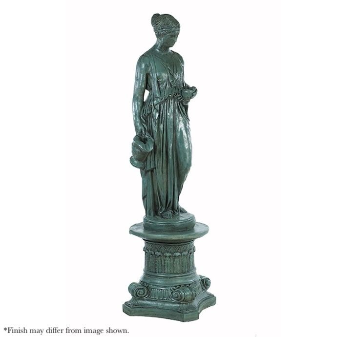 Statuary Medium Heebee &amp; Pedestal Base 57x18