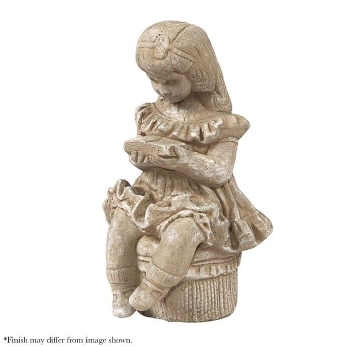 Statuary Story Girl 6Wx4Dx15H