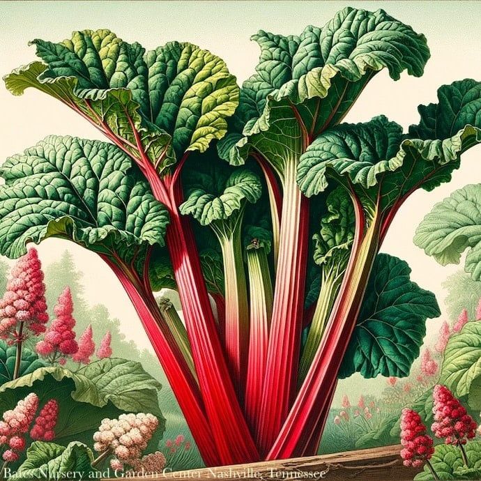 Bulb Rhubarb Crimson Red 1 Root/Pkg