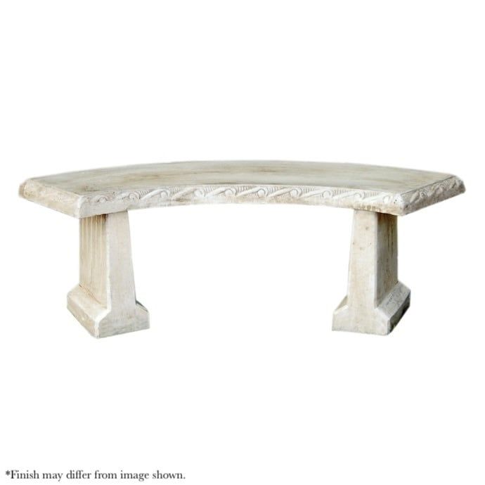 Bench Genteel Estate Curved 53x17H