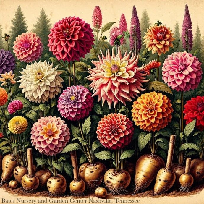 Bulb Dahlia My Love /White /Semi Cactus 2/pk