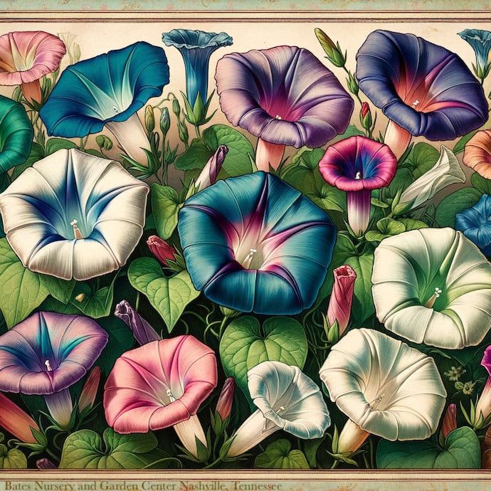 Seed Morning Glory Picotee Blue Climbers