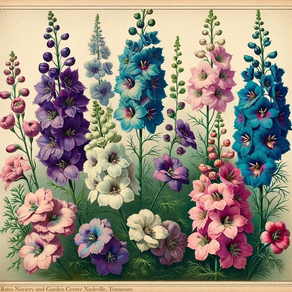 Seed Delphinium Pacific Giants Mix/ Larkspur