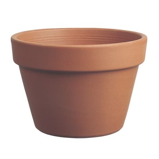 Pot Azalea 7.5" Short Red Clay Standard / Terracotta