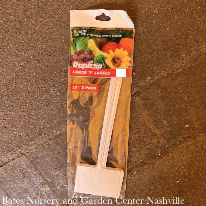 Plant Labels /Markers &quot;T&quot; Plastic 13&quot; 5/pk Luster Leaf