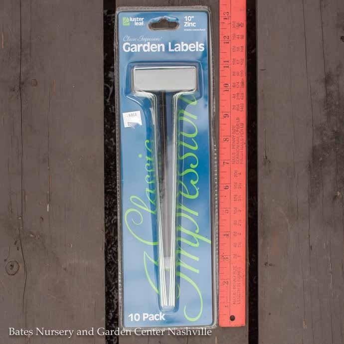 Plant Label Zinc 10&quot; w/Pencil  10Pk Luster Leaf