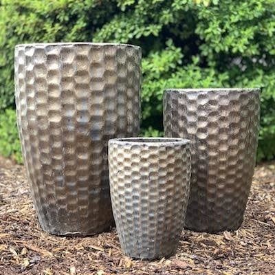 Pot Hammered Jar Lrg 18x26 Asst