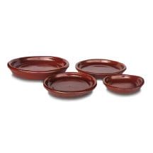 Saucer 8-9&quot; (9+) Glazed Sml Asst Colors