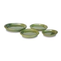 Saucer 8-9&quot; (9+) Glazed Sml Asst Colors