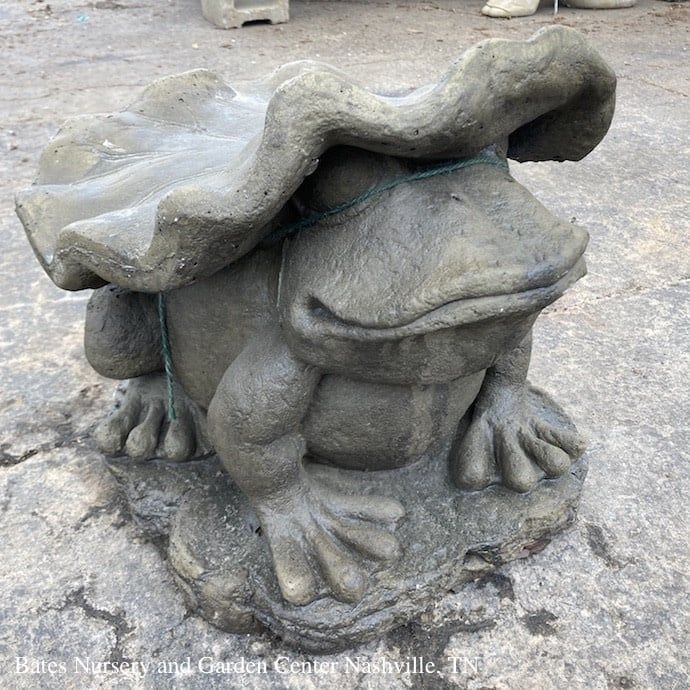 Bench/Chair/Seat Lilypad Frog 16x17x16