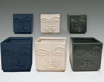 Pot Square Face Man Lrg 6x6 Asst