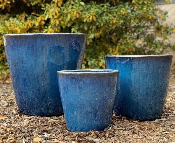 Pot Cologne Rd Taper Planter Sml 10x9 Asst
