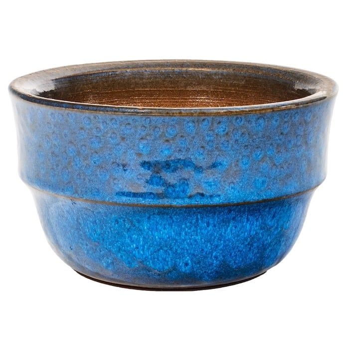 Pot/Low Bowl Highland w/Wide Collar Sml 6x3 Asst Made in USA