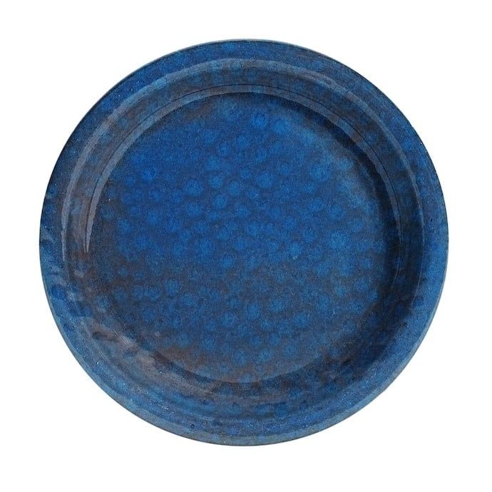 Saucer Glazed 14" Xlg Asst Made in USA