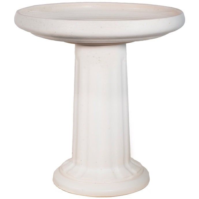 Birdbath Muskingum Top &amp; Bottom 18x17 Asst Made in USA