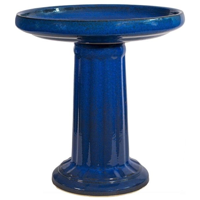 Birdbath Muskingum Top &amp; Bottom 18x17 Asst Made in USA