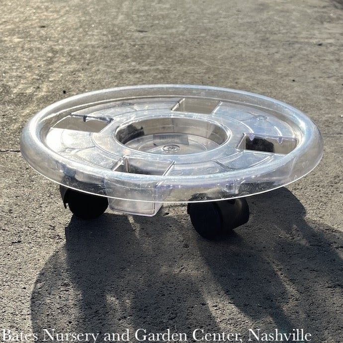 Plant Caddy 12&quot; Round Plastic Lotus