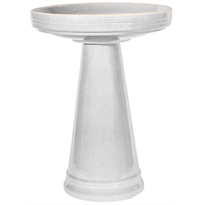 Birdbath Simple Elegance Top &amp; Bottom 16X19 Asst Made in USA