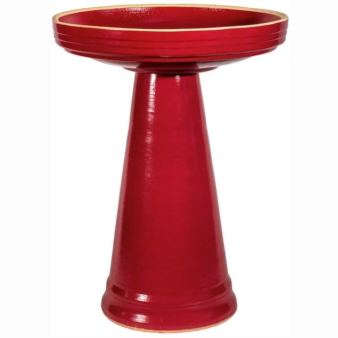 Birdbath Simple Elegance Top &amp; Bottom 16X19 Asst Made in USA