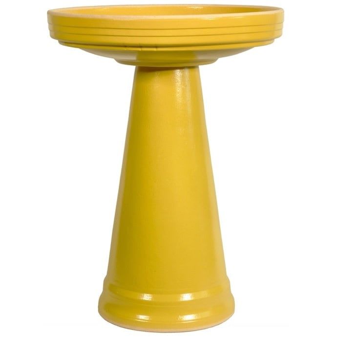 Birdbath Simple Elegance Top &amp; Bottom 16X19 Asst Made in USA
