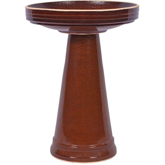 Birdbath Simple Elegance Top &amp; Bottom 16X19 Asst Made in USA