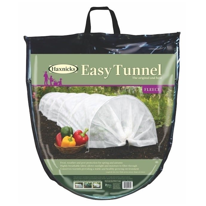 Easy Fleece Tunnel / Row Cover 9.8&#39;Lx18&quot;Wx12&quot;H  Haxnicks