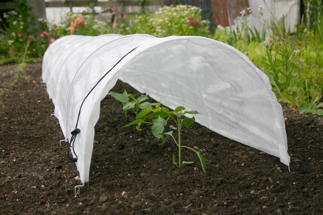 Easy Fleece Tunnel / Row Cover 9.8&#39;Lx18&quot;Wx12&quot;H  Haxnicks