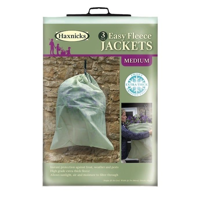 Fleece Jacket / Frost Cover for Shrubs Med 31&quot;w x 39&quot;h 3/pk Haxnicks