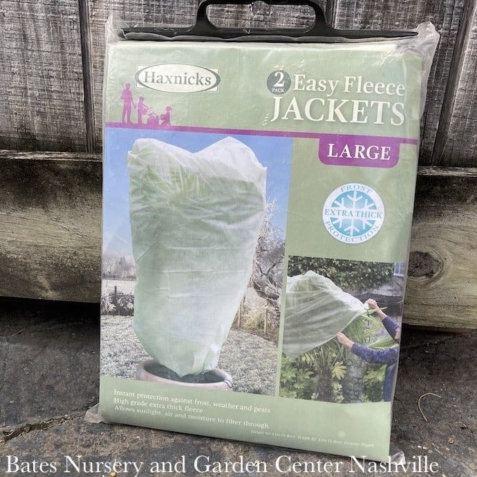 Fleece Jacket / Frost Cover for Shrubs Large 47&quot;W x 70&quot;h 2/pk Haxnicks