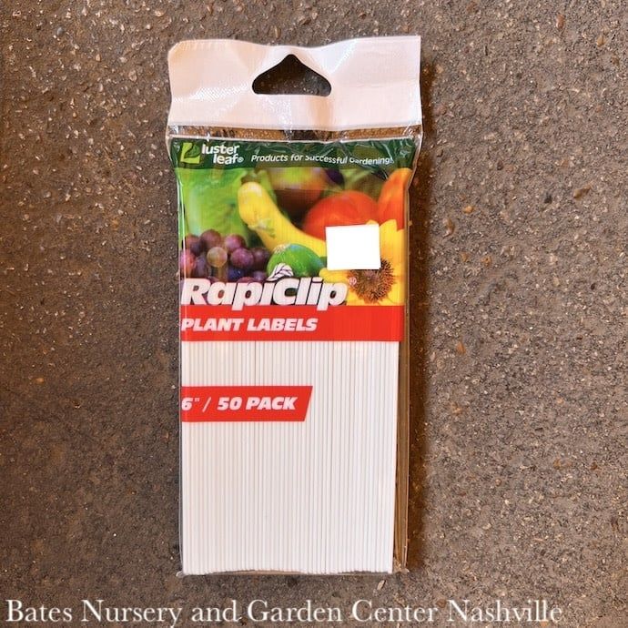 Plant Labels/Markers 6&quot; Plastic 50/Pk Luster Leaf