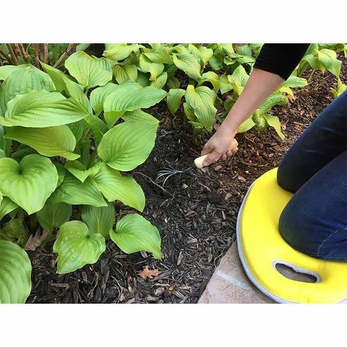 Kneeling Pad Yellow Garden Memory Foam