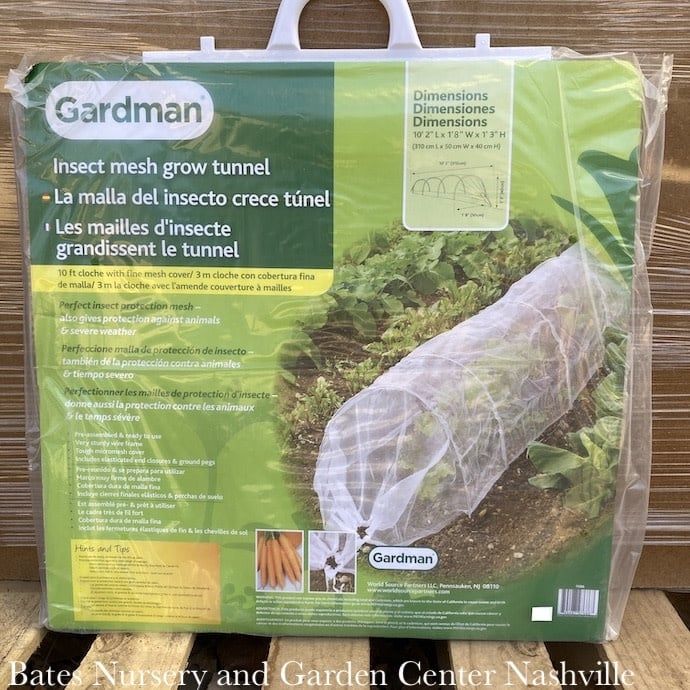 Insect Mesh Grow Tunnel /Row Cover 10&#39; x 1&#39;6&quot; Gardman