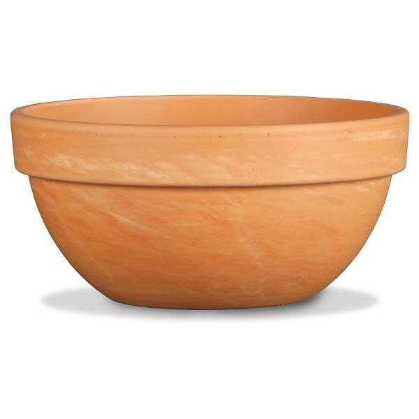 Pot Levy Bowl 10&quot; Light Marble Terracotta