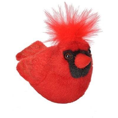 Northern Cardinal Audubon Plush Toy