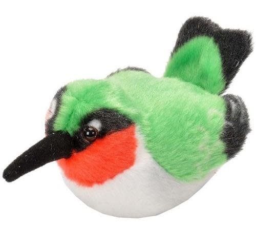 Ruby-Throated Hummingbird Audubon Plush Toy