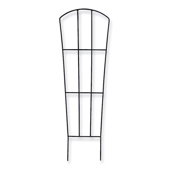 Trellis Fan /Pot Trellis 12x36 Black Metal