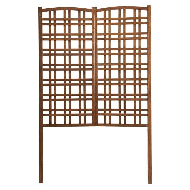 Trellis Large Eucalyptus Privacy Check Design Wood