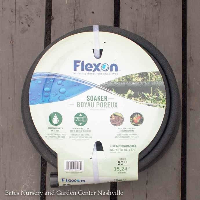 Hose Soaker Flexon 50ft x1/2&quot; Black/Gray Soaker Hose