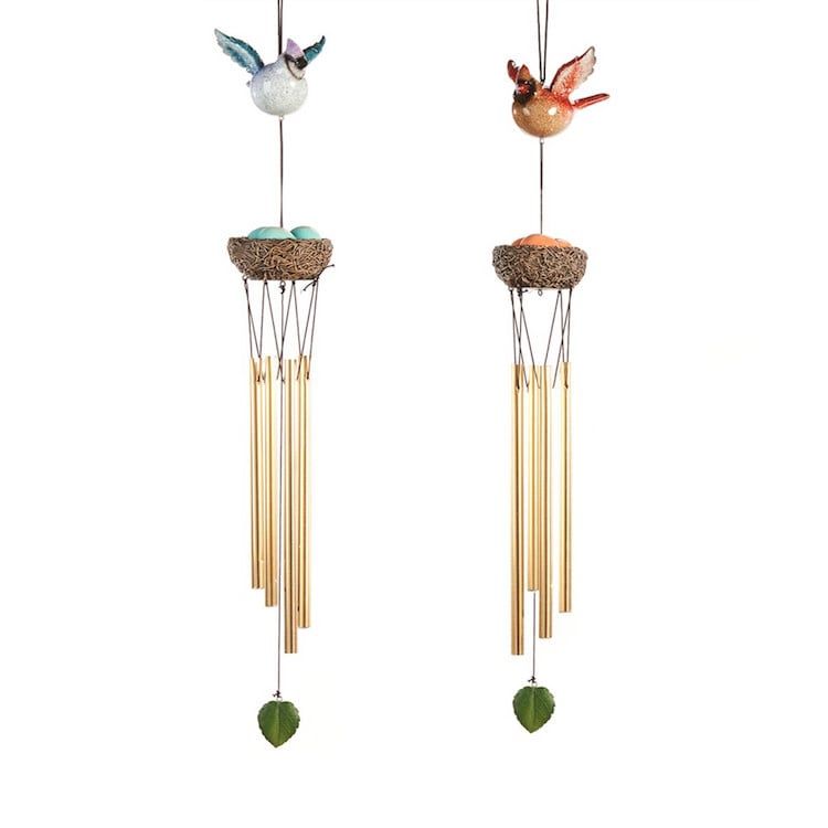 Wind Chime Bird &amp; Nest Asst
