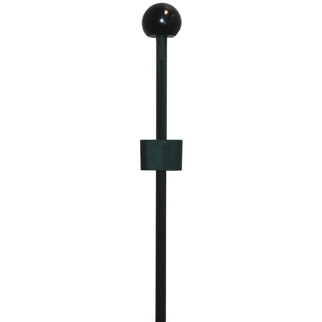 Stake w/ Ball 30&quot; Ht / 75cm Peacock