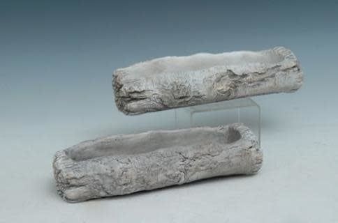 Pot Tree Log 12x5x2 Asst Cement