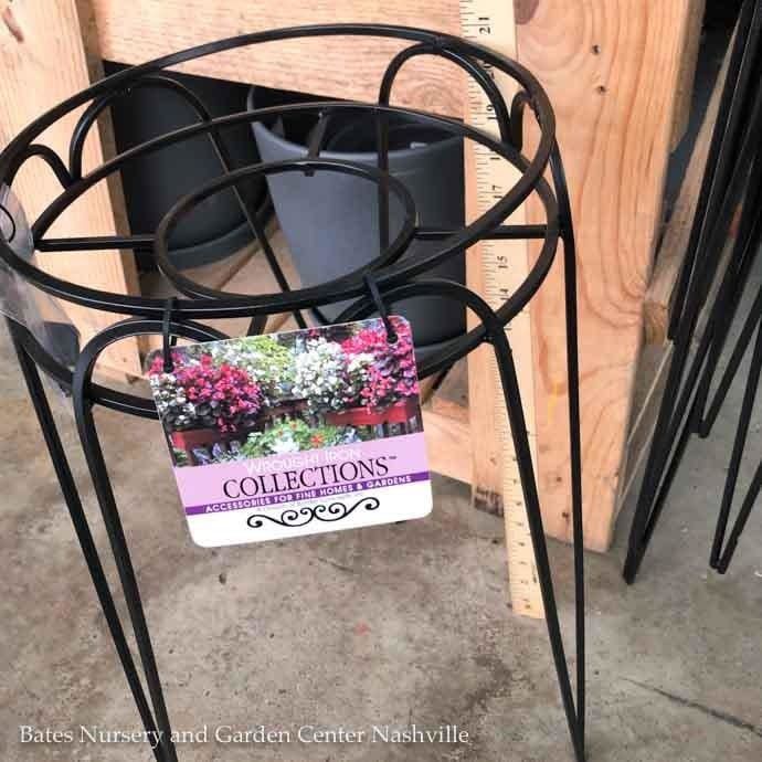 Plant Stand Hampton 15&quot; Black Metal