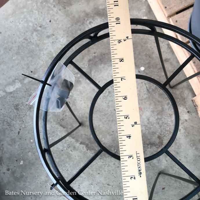 Plant Stand Hampton 21&quot; Black Metal