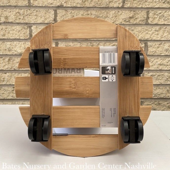 Plant Caddy Bamboo Round 11&quot; - holds 220lbs