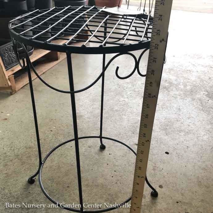 Plant Stand Moser Rd w/Scroll Collar Lrg 22x14 x