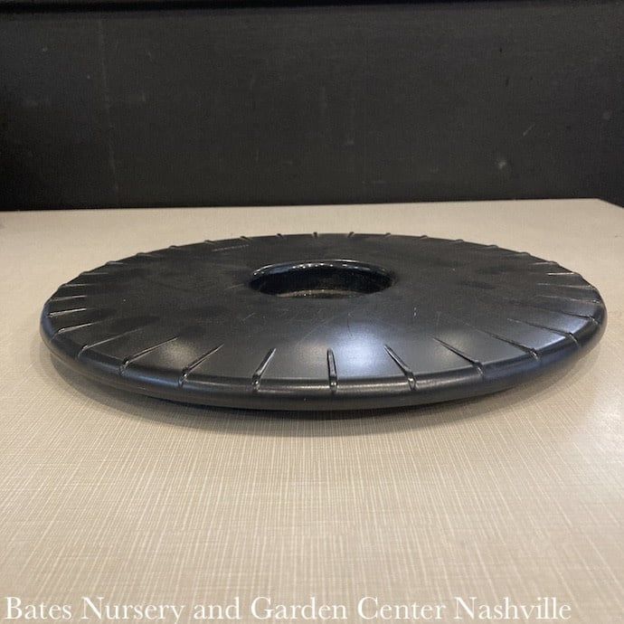 Plant Caddy 12&quot; Smooth Ultra Flat Black X