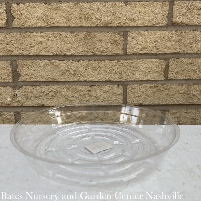 Saucer 16&quot; Clear Plastic