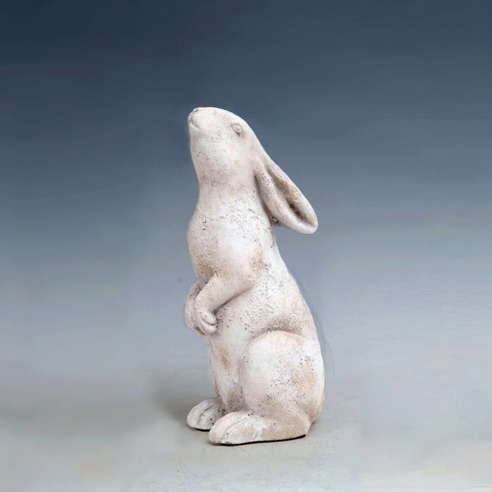 Statuary Standing Rabbit/Bunny Sml 5x4x11 Cement