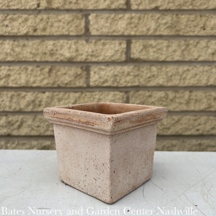 Pot 4.3" Mini Sienna Square Terracotta Deroma