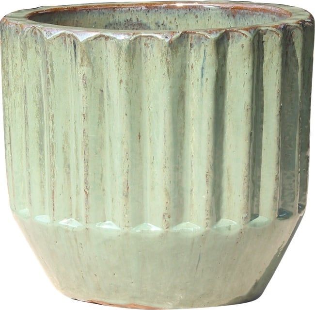 Pot Regal Royale Planter Deep Vertical Grooves Lrg 18x16 Asst